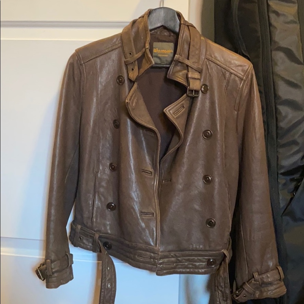 Wearmaster for Madewell brown leather jacket